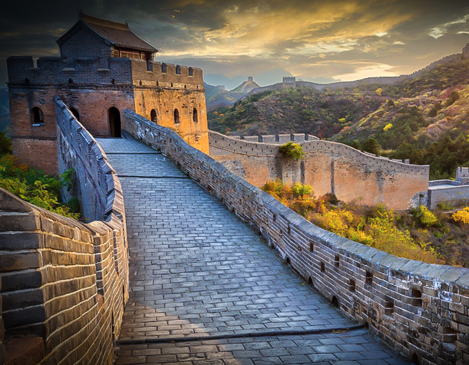 Plano general de la Gran Muralla China construida en el siglo V a.C 