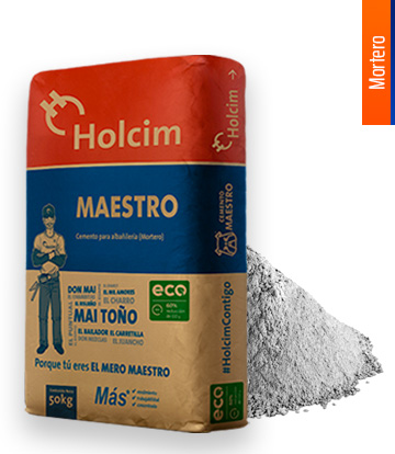 Bulto de Cemento Mortero Maestro Bulto de Cemento Mortero Maestro para albañilería