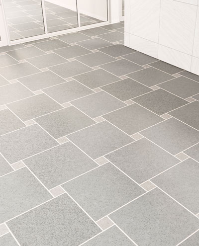 Piso vinilico cafe instalado en la sala