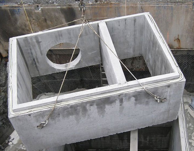 Concreto prefabricado siendo utilizado para la instalación de un túnel Concreto prefabricado siendo utilizado para la instalación de un túnel
