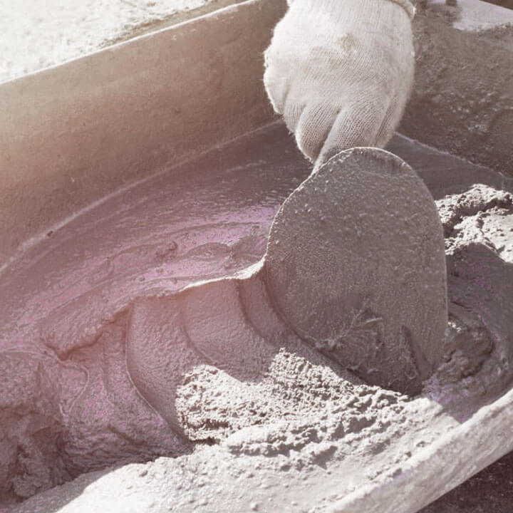 Modo de preparación del mortero Modo de preparación de la mezcla de Mortero Maestro Holcim en construcción